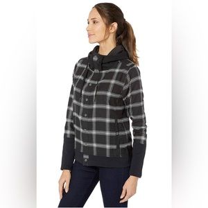 Marmot Stowe Heavyweight Flannel Long Sleeve Shirt Black (Size Large) MSRP: $500
